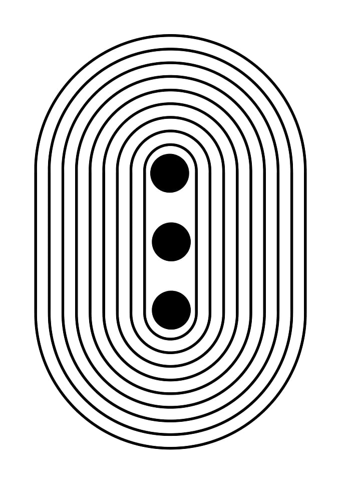 Abstract Black and White Art