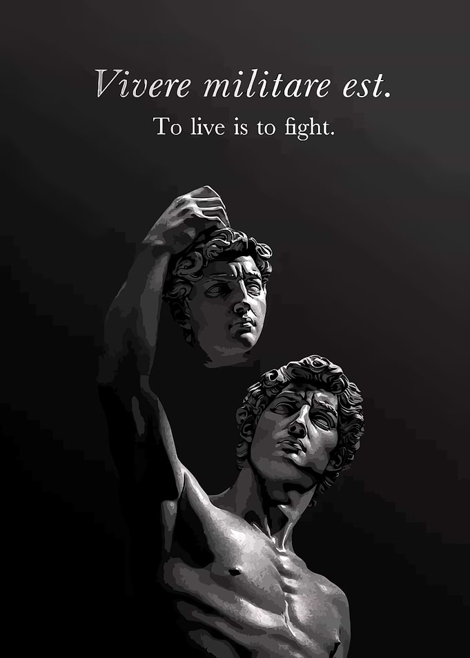 Statue Holding Head