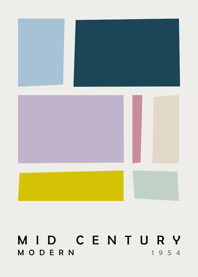 Mid-Century Modern Art Print