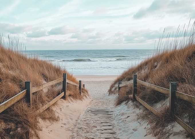 Beach Path to Ocean