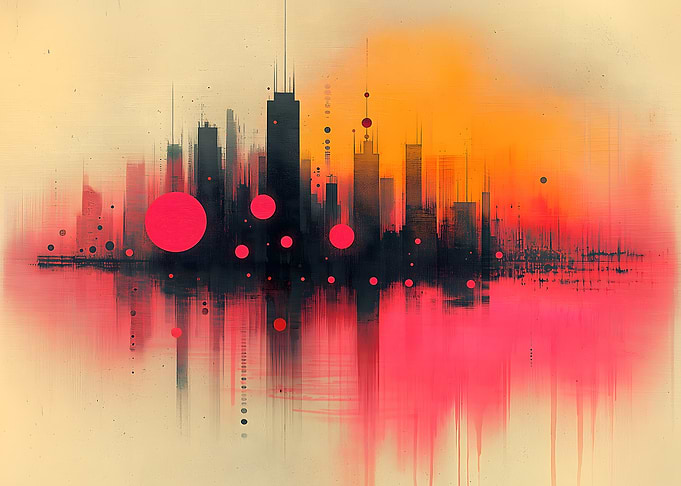 Abstract Cityscape