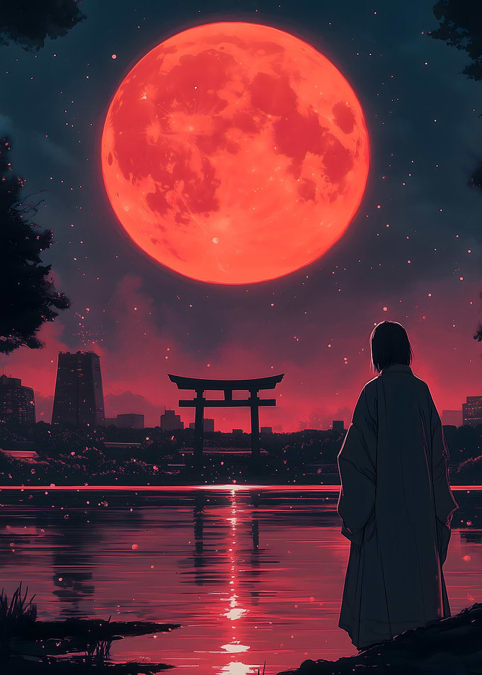 Red Moon Night Japanese