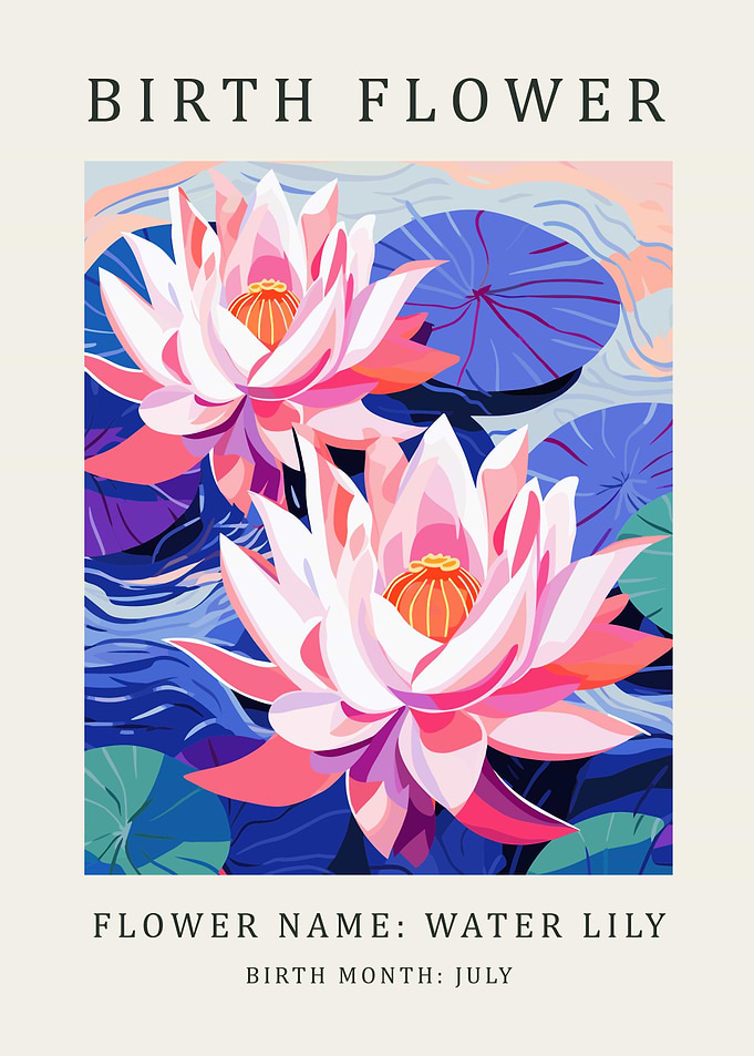 Water Lily Birth Flower