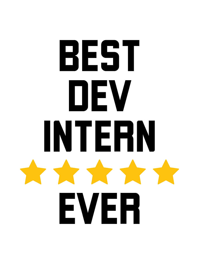 Best Dev Intern Ever