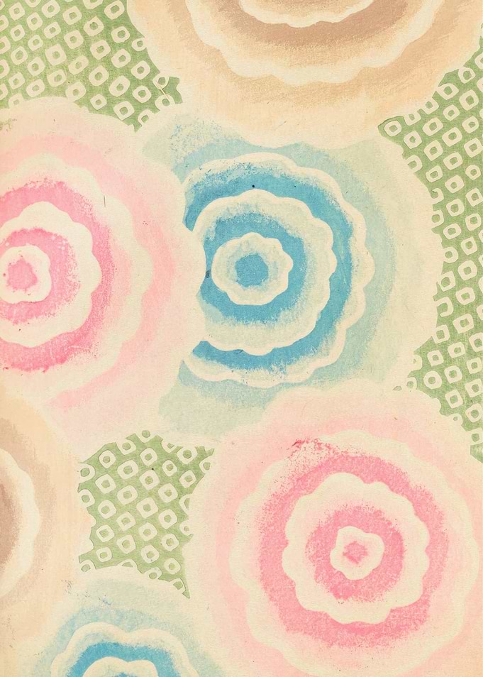 Abstract Floral Botanical Japanese