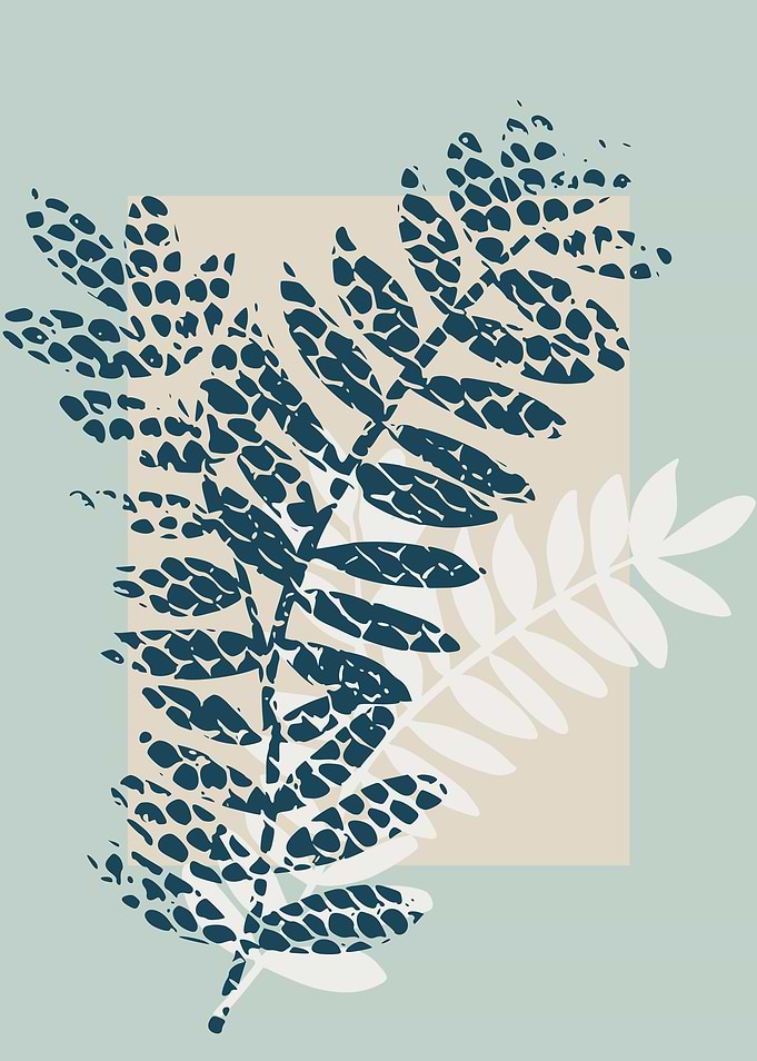 Nordic ease patterned twigs