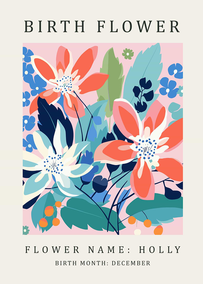 Holly Birth Flower