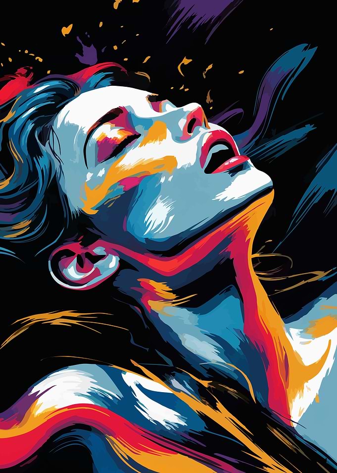 Abstract Woman Portrait