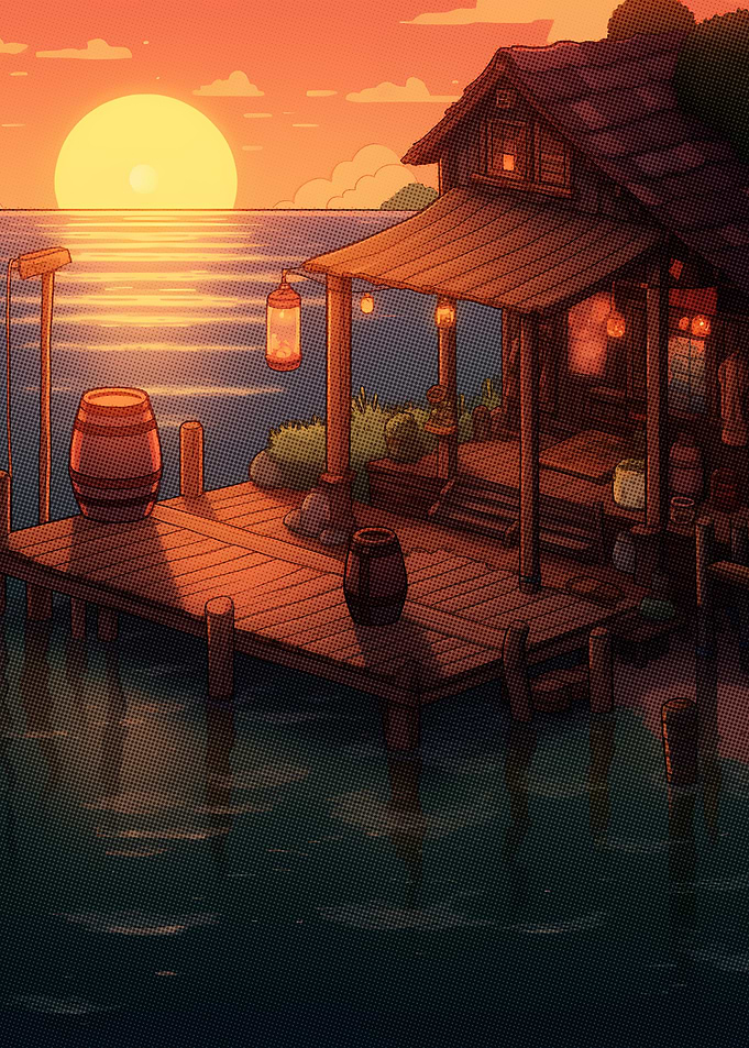 Stardew Valley Sunset