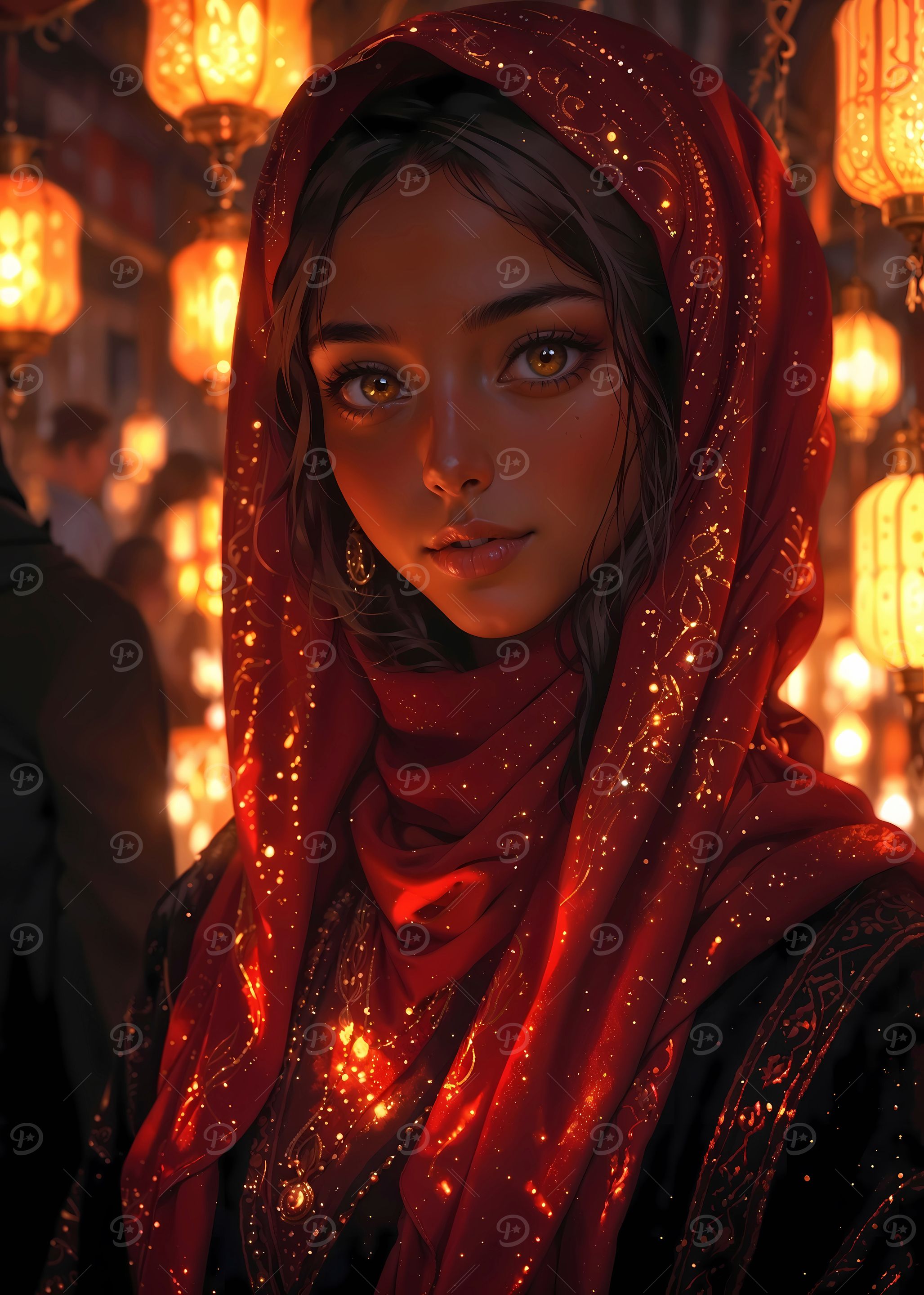 Amber Gaze: Arabian Nights Enchantress