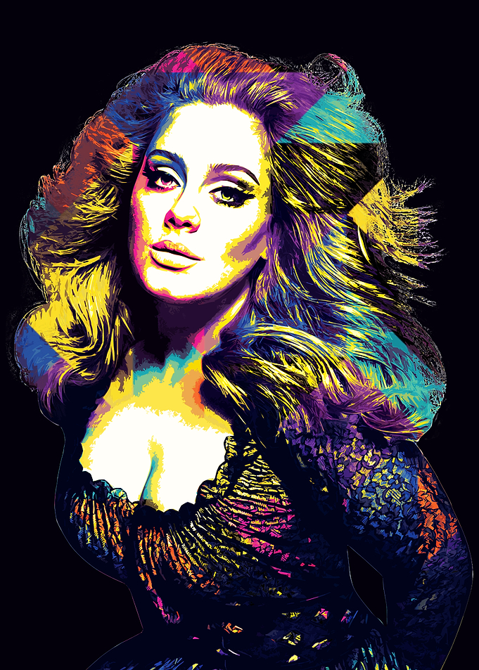 Adele Pop Art Portrait