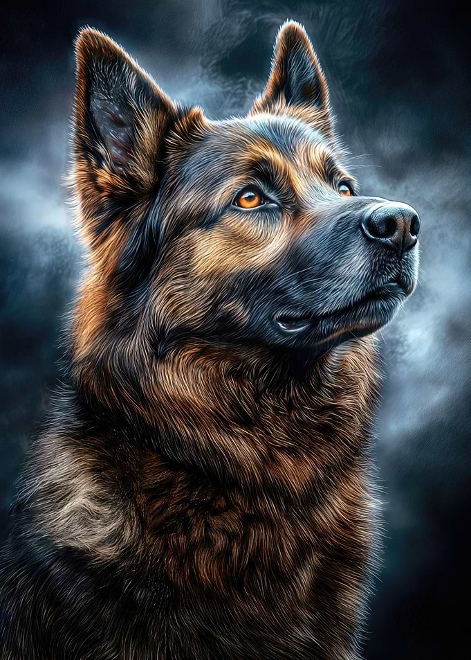 German Shepherd Portrait