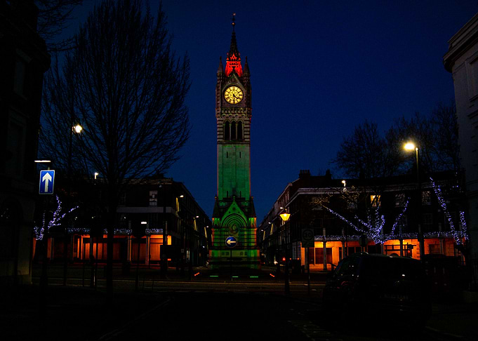 Clock Tower at Night