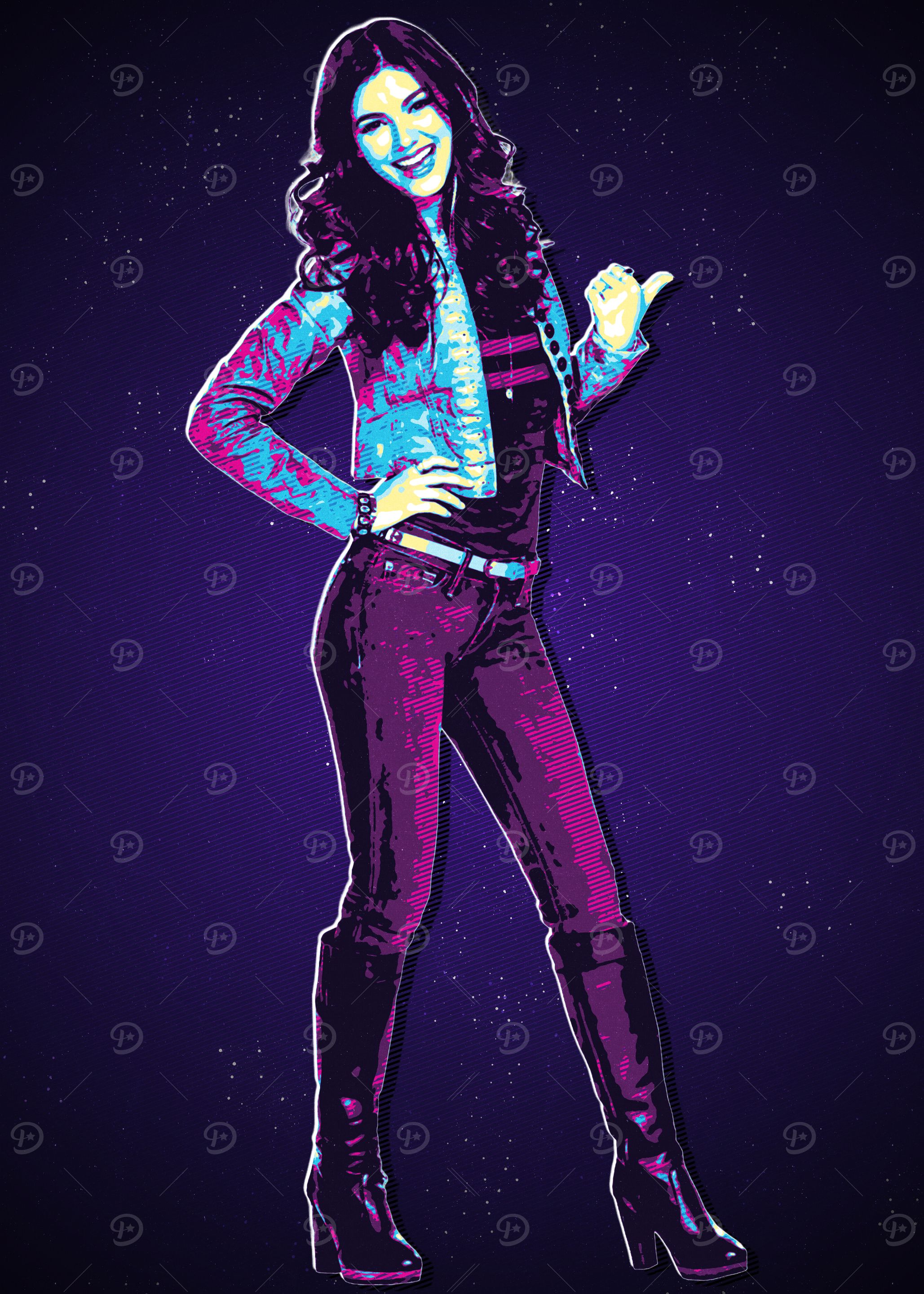 Victoria Justice Victorious Character Art