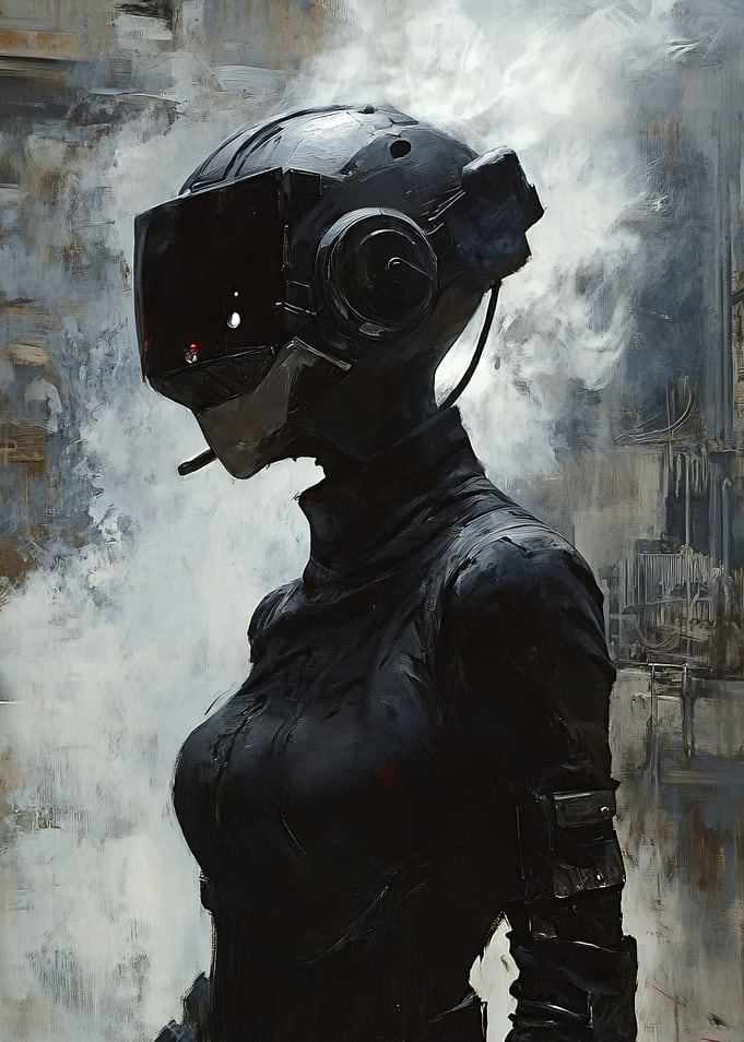 Cyberpunk Female Figure