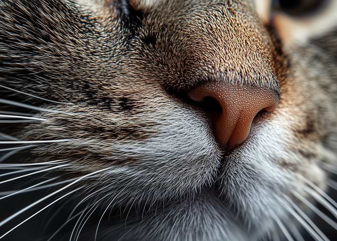Close-up Cat Nose