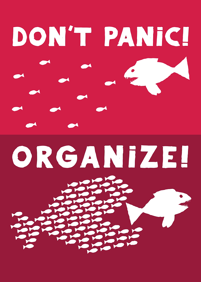 Don't Panic, Organize