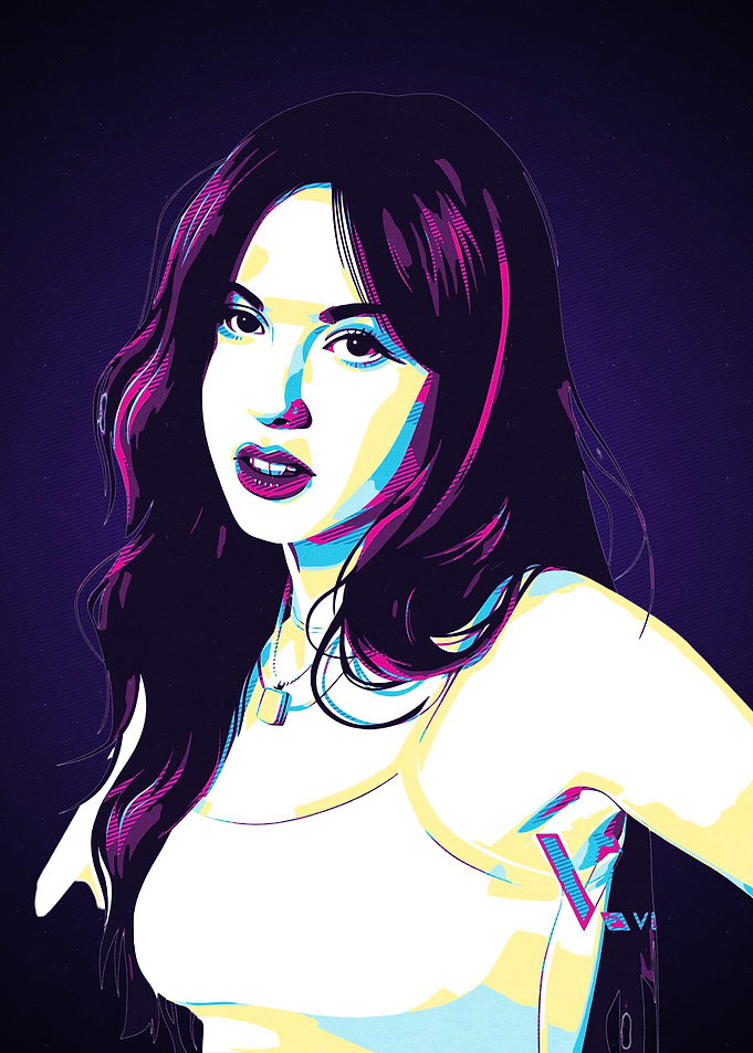 Olivia Rodrigo pop art