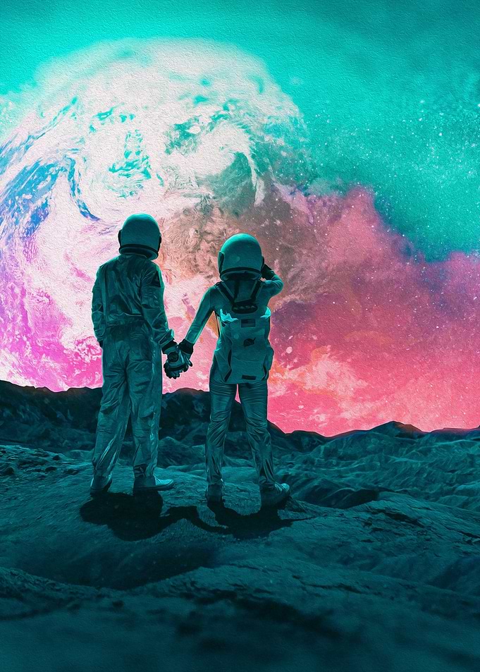 Astronauts on a Distant Planet