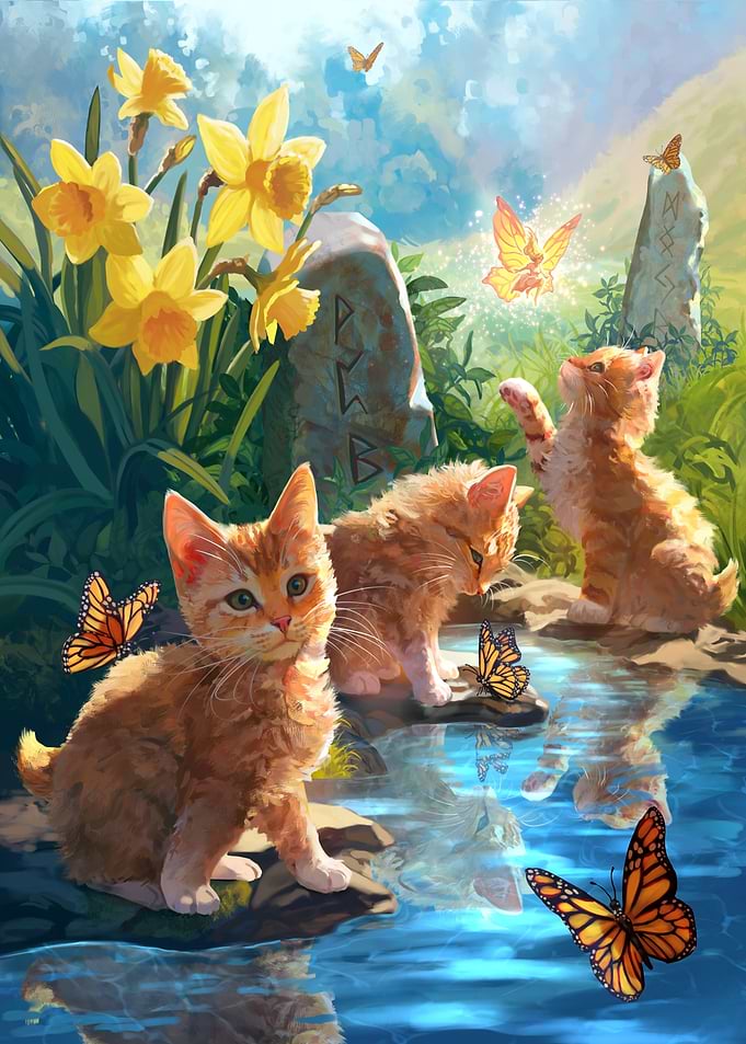 Kittens and Butterflies