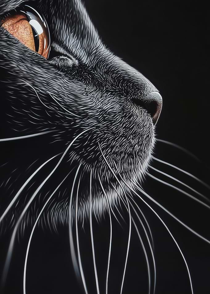Black Cat Close-Up
