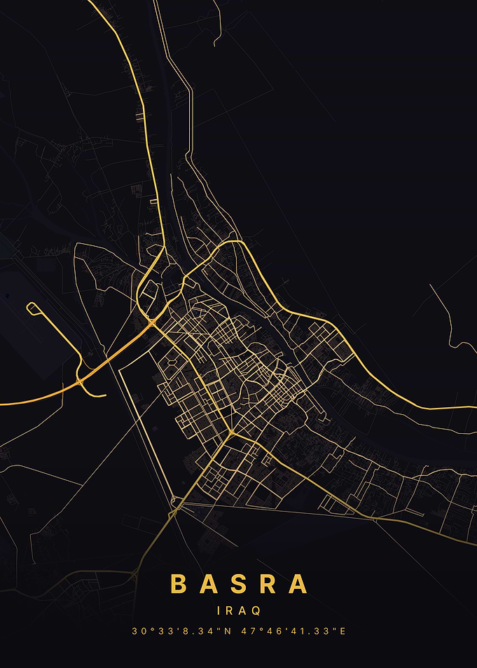 Basra Iraq City Map
