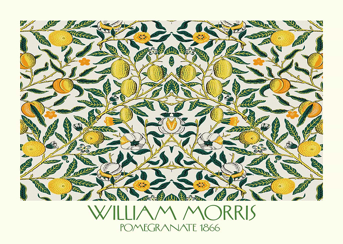 William Morris Pomegranate Fruit