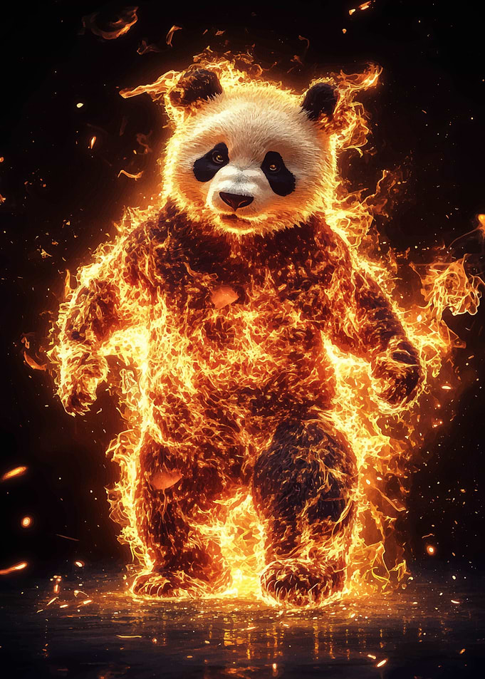 Fiery Panda