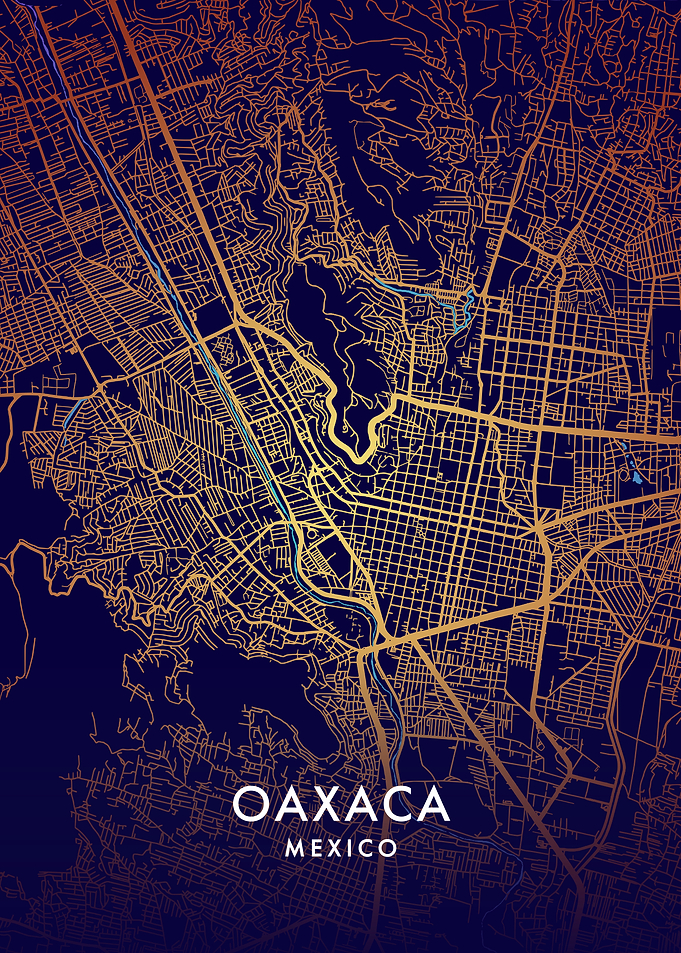 Oaxaca City Map