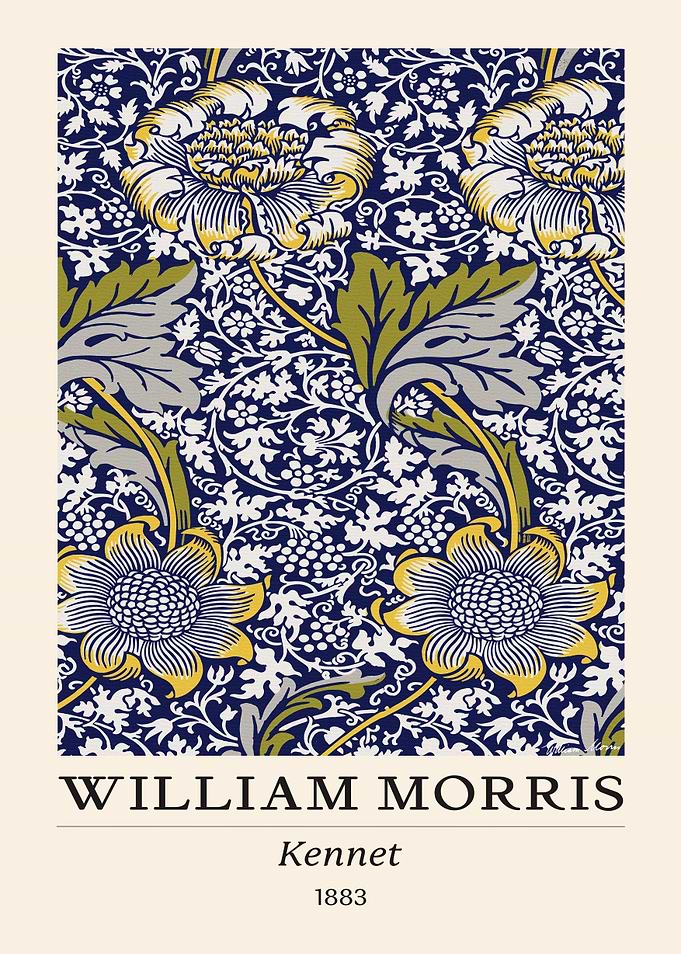 William Morris Kennet Floral Blue