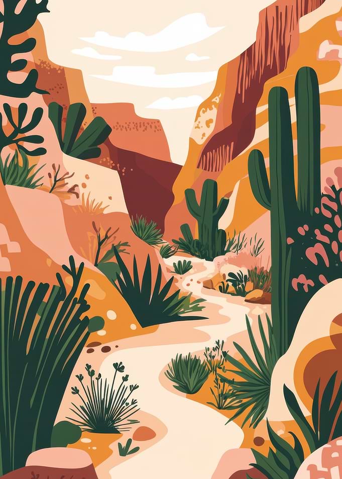 Desert Canyon Path