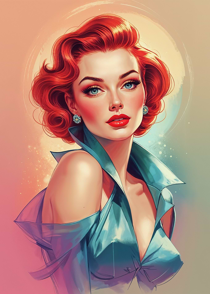 Redhead Pin-up Portrait