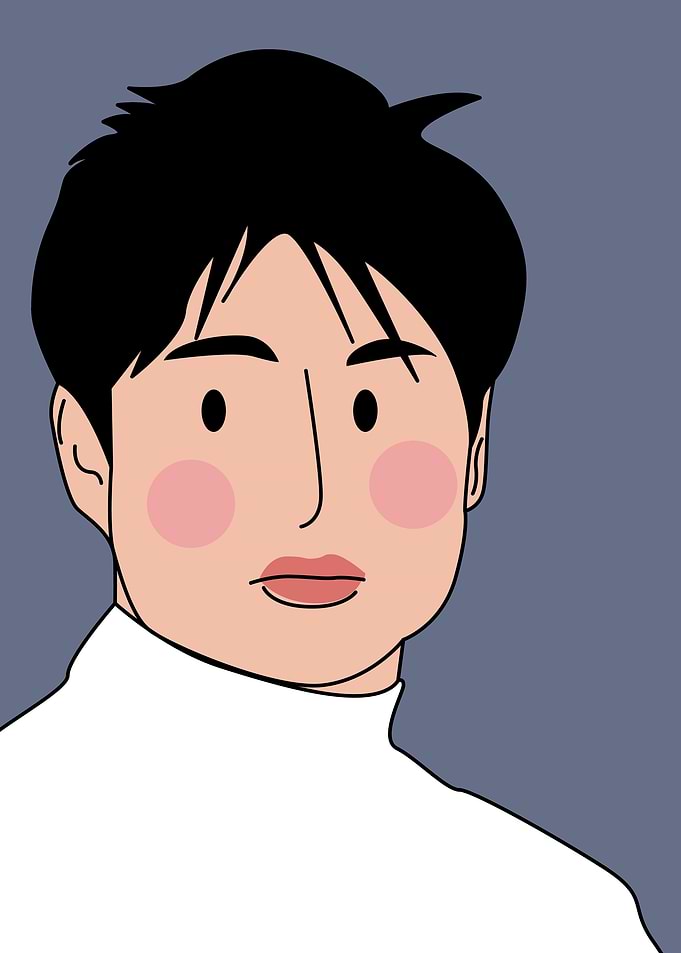 Cartoon Man Portrait