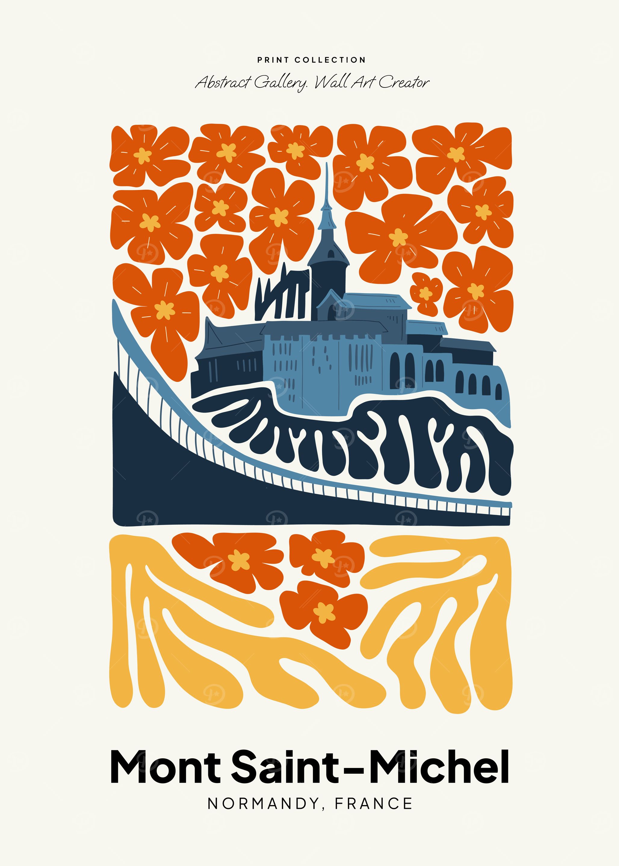 Mont Saint-Michel Print