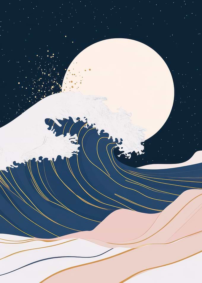 Japanese Wave Art Print