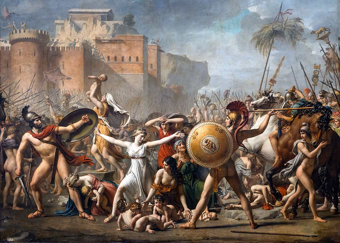 Roman Siege Painting
