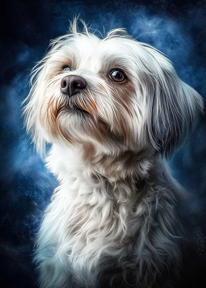 Havanese Dog Portrait