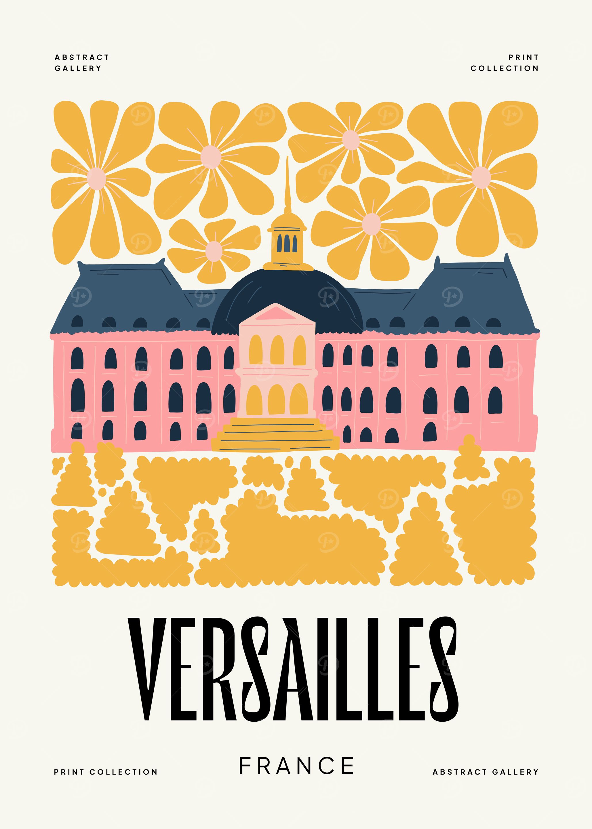 Versailles Palace Print