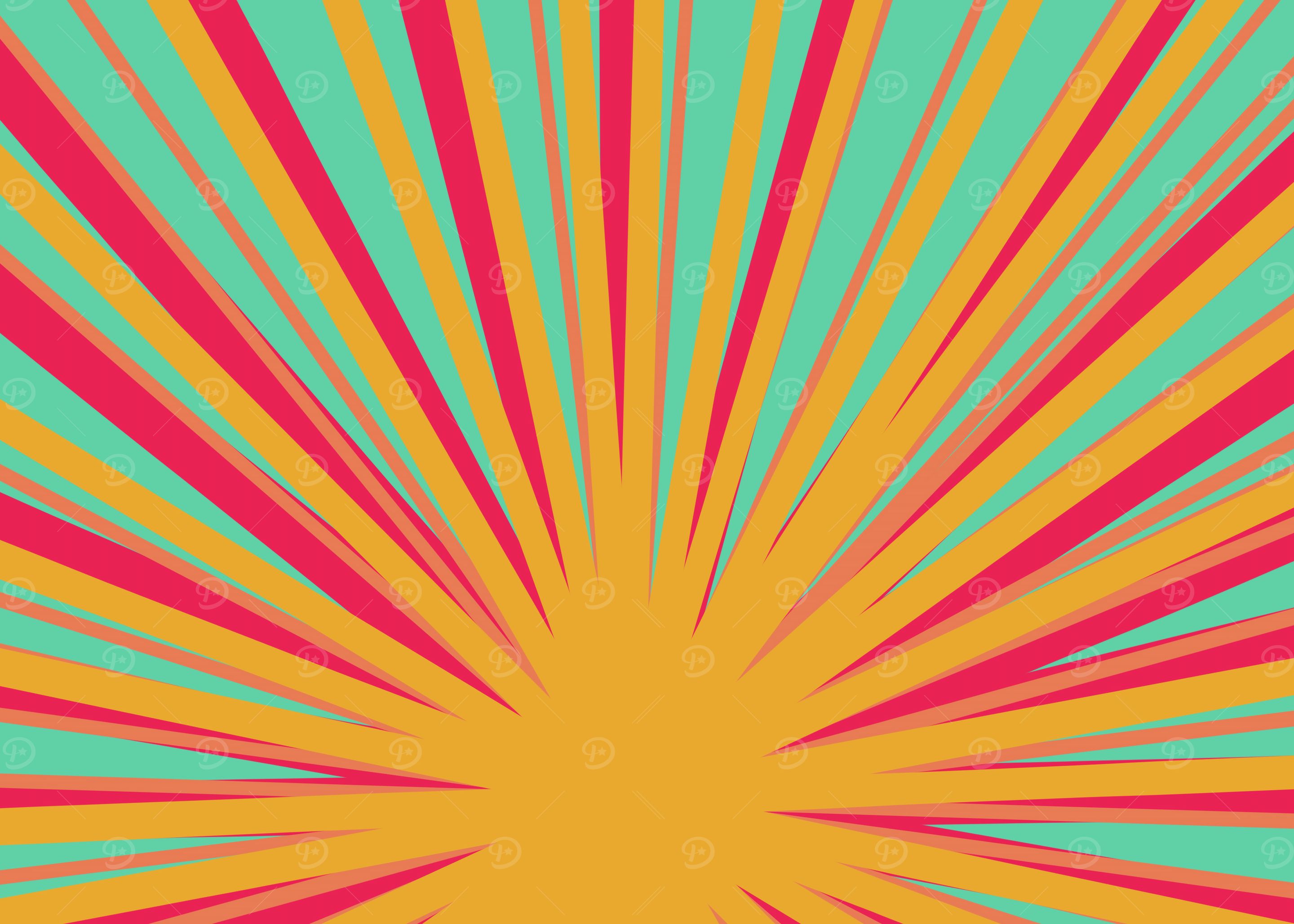 Retro Sunburst Background