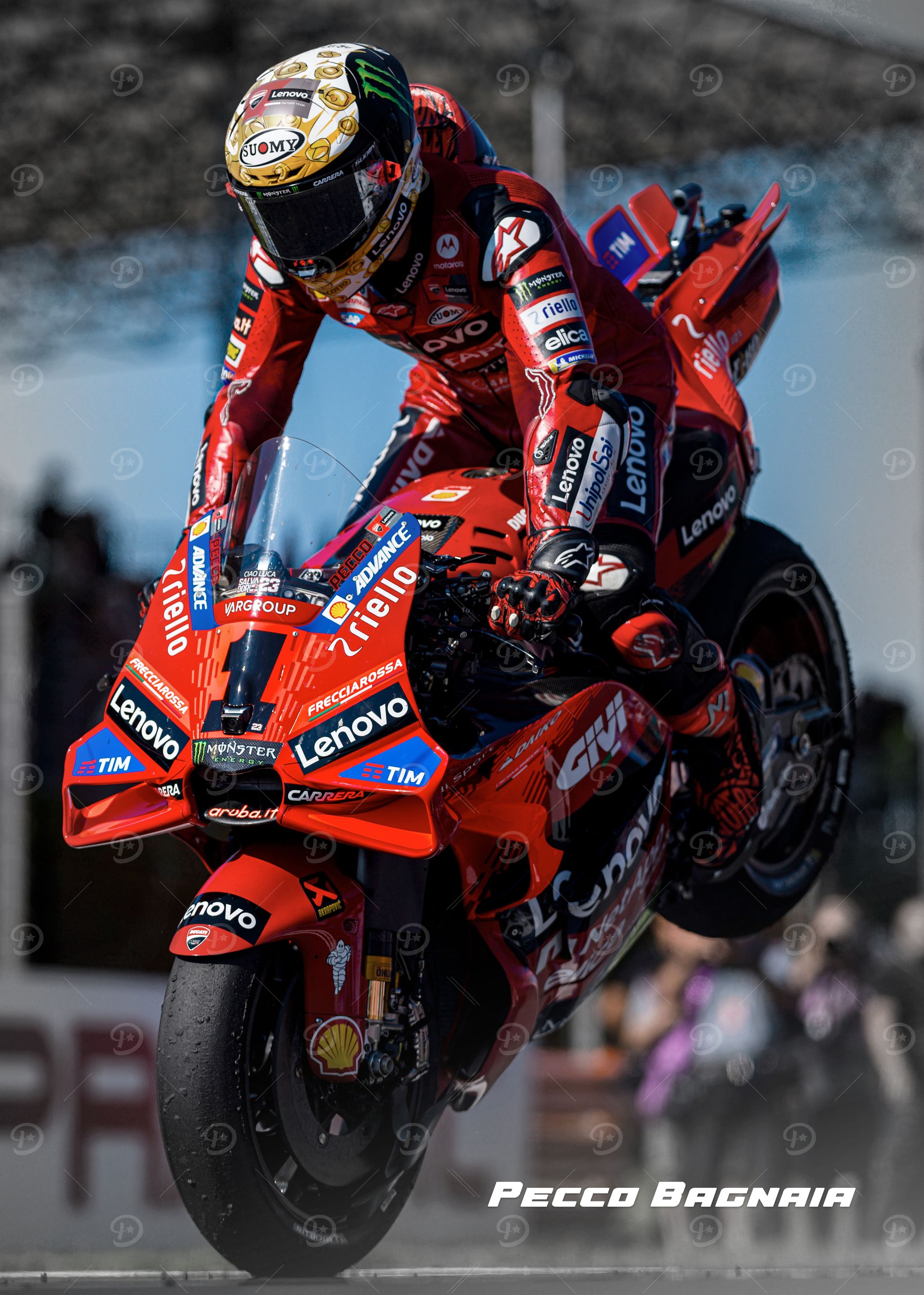 MotoGP Rider Wheelie