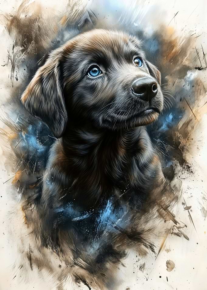 Puppy Labrador Portrait