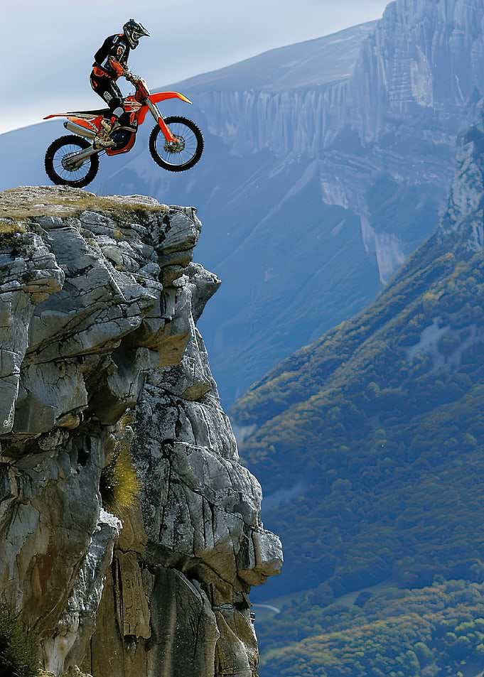 Motocross Cliff Jump
