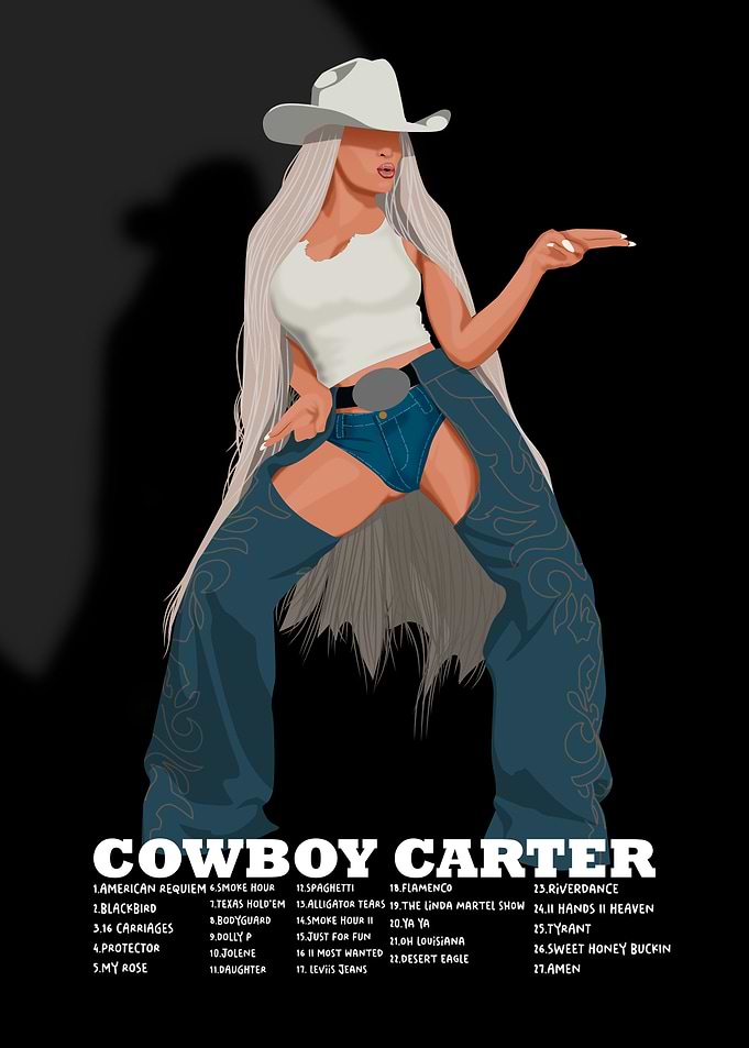 Cowboy Carter album Poster
