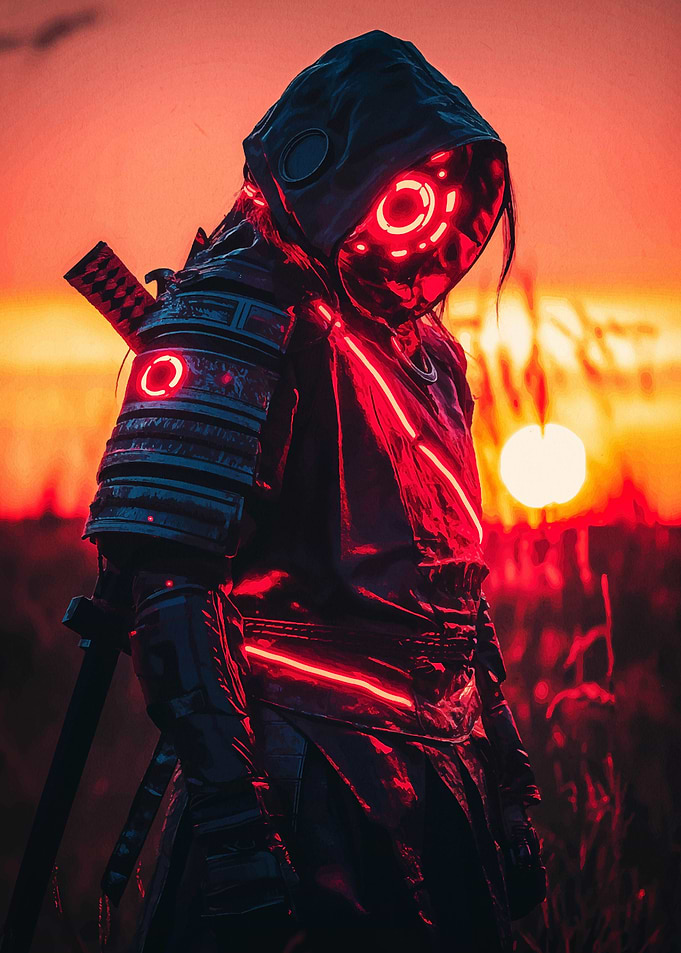 Cyberpunk Samurai