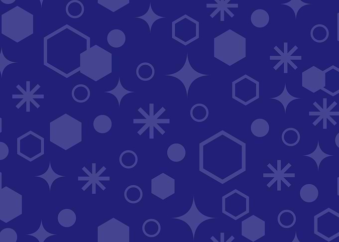 Geometric Pattern Blue
