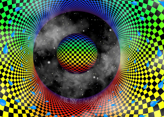 'Rainbow Drops Wormhole'