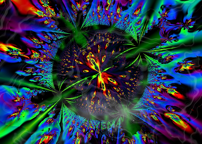 'Visible Forces' Psychedelic Fractal Art