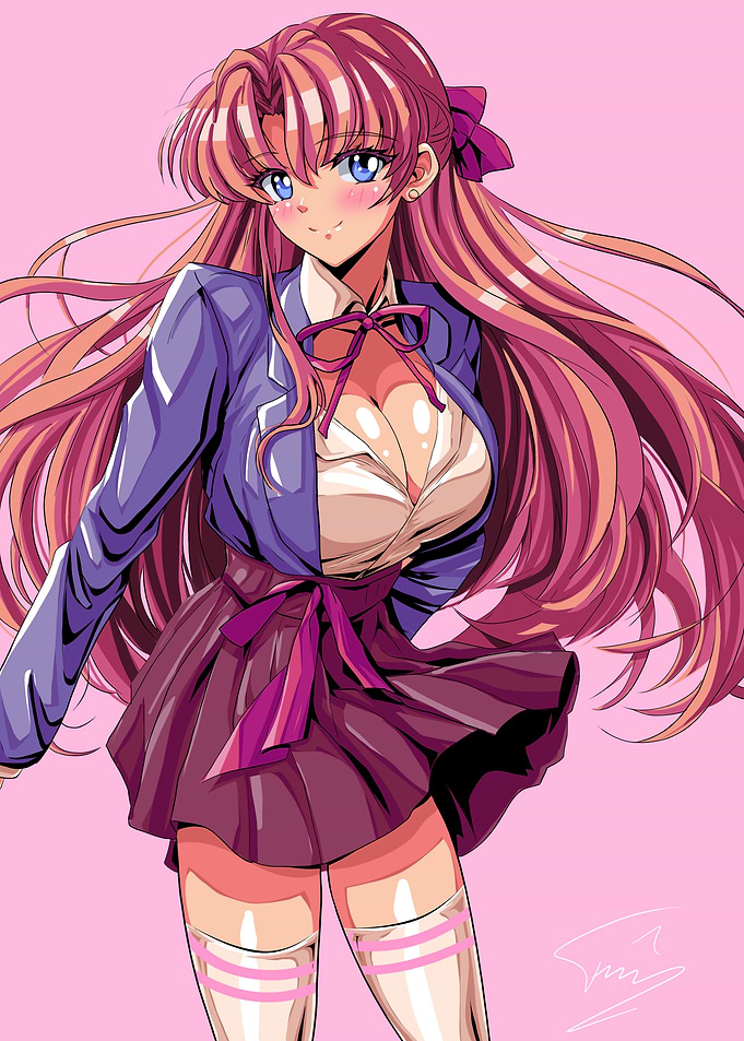 Anime Girl in School Uniform