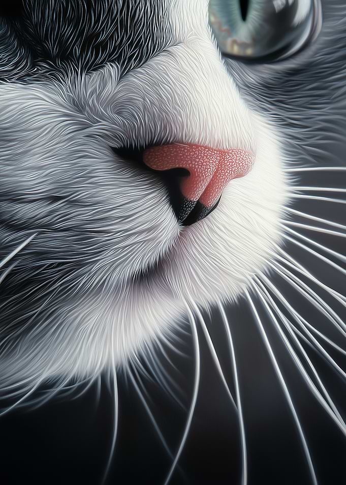 Cat Nose Close-Up