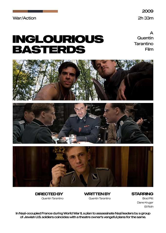 Inglourious Basterds Movie Poster